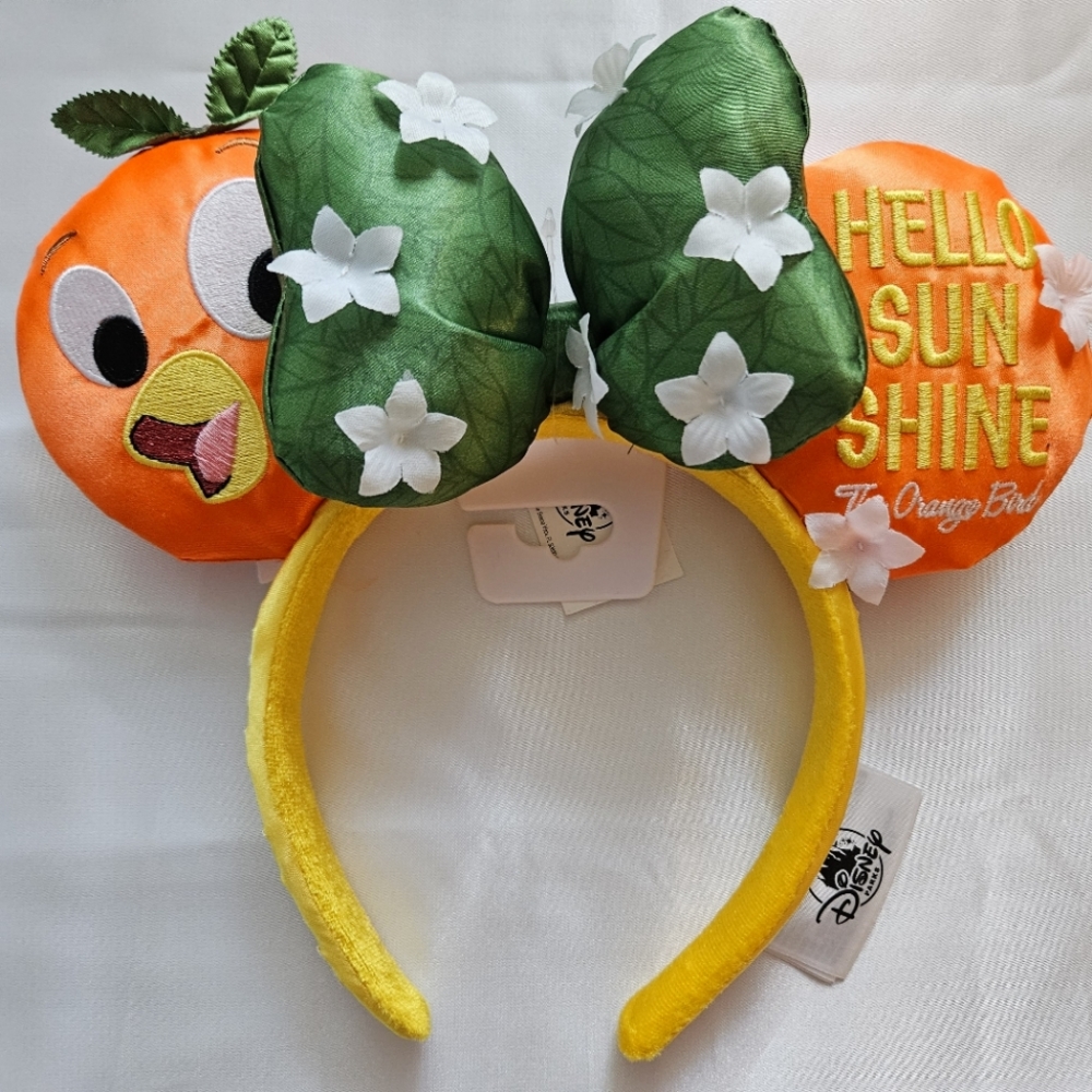 Disney Parks Orange Bird 2020 EPCOT Flower And Garden Minnie Ears